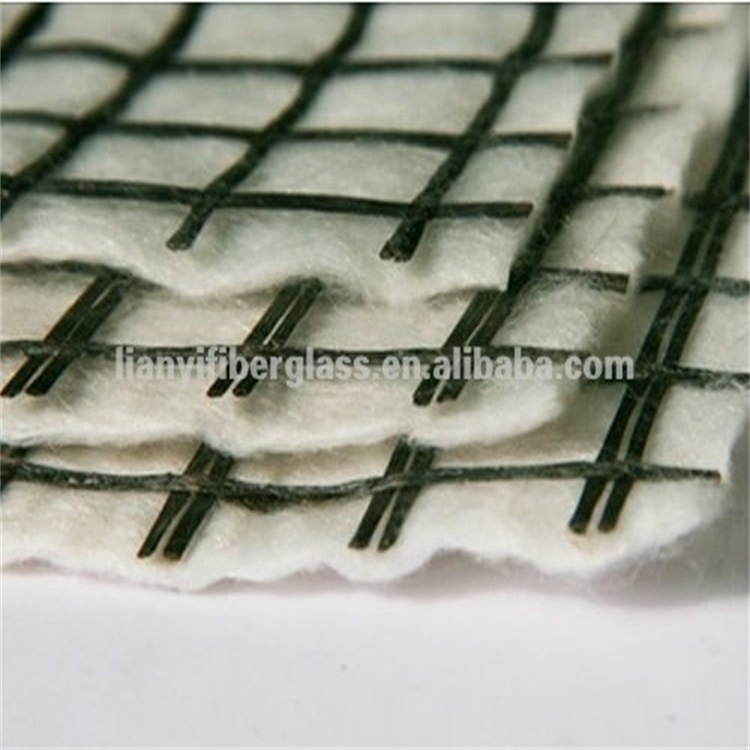 Geocomposite of Polyester Geogrid and Nonwoven Geotextile