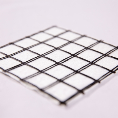 Geocomposite of Polyester Geogrid and Nonwoven Geotextile