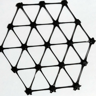 Black Polypropylene Triaxial Geogrid Stabilization Underlayment