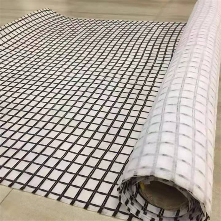 Geocomposite of Polyester Geogrid and Nonwoven Geotextile Geocomposite of Polyester Geogrid and Nonwoven Geotextile