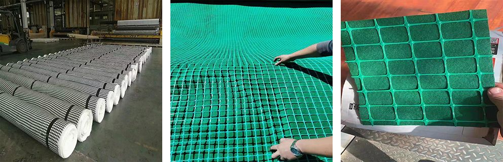 PP Biaxial Geogrid Composite Geotextile PP Biaxial Geogrid Composite Geotextile