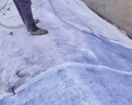 Cement Blanket Installation