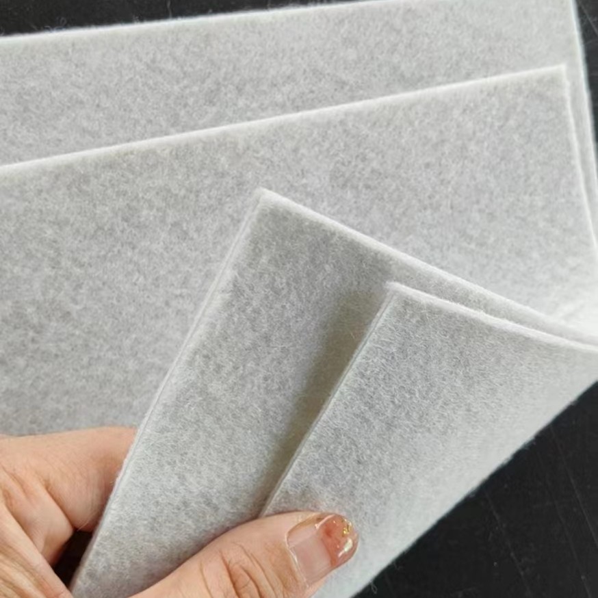 Geosintéticos - Fibras sintéticas cortadas Geotextil no tejido punzonado