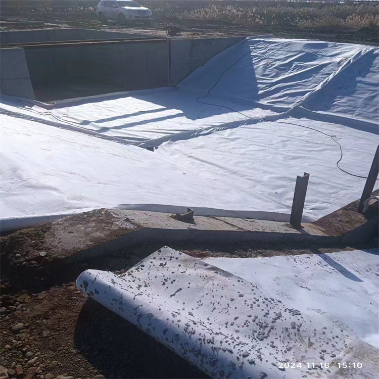 Geosintéticos - Fibras sintéticas cortadas Geotextil no tejido punzonado