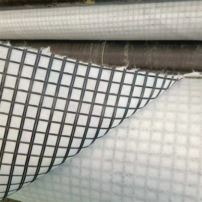 Fiberglass Geogrid Composite Geotextile