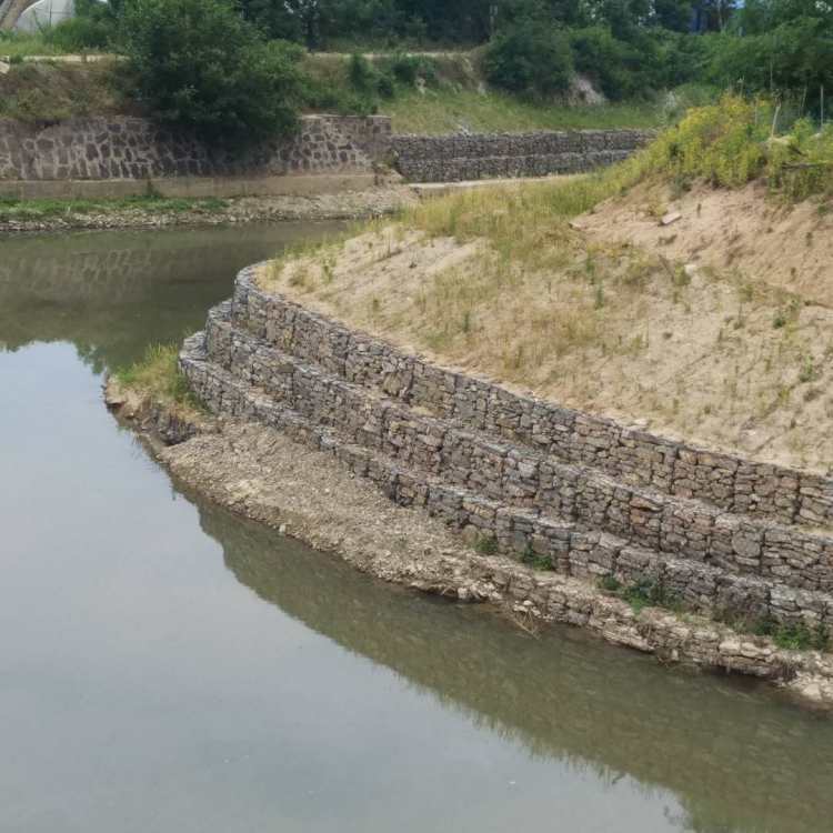 Muro de contención de gaviones
