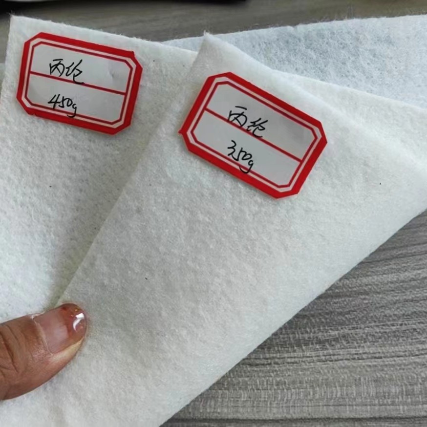 Geosintéticos - Fibras sintéticas cortadas Geotextil no tejido punzonado