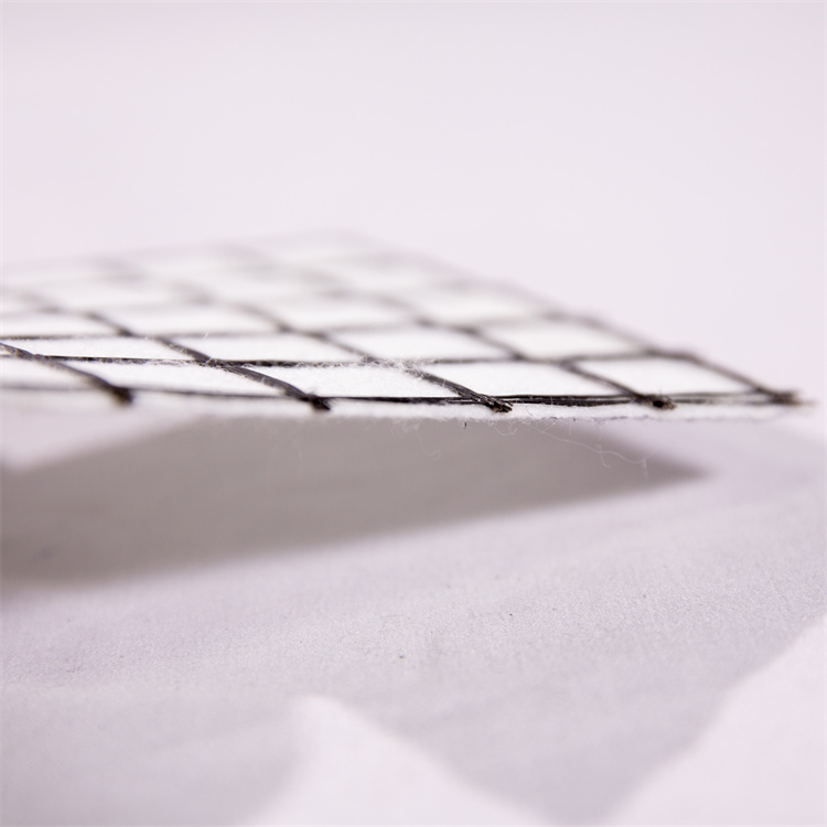 Geocomposite of Polyester Geogrid and Nonwoven Geotextile