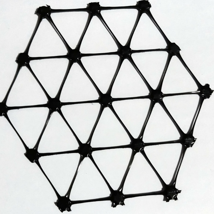 طبقة أساسية لتثبيت شبكة جيوجريد ثلاثية المحاور من البولي بروبيلين الأسود